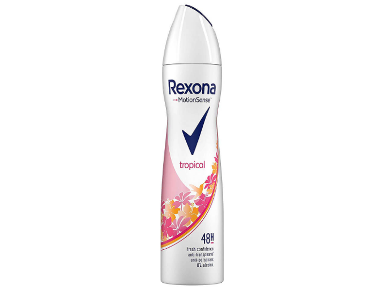 اسپری ضد تعریق رکسونا مدل Rexona motion sense tropical 48h حجم 200 میل | ارس رخ