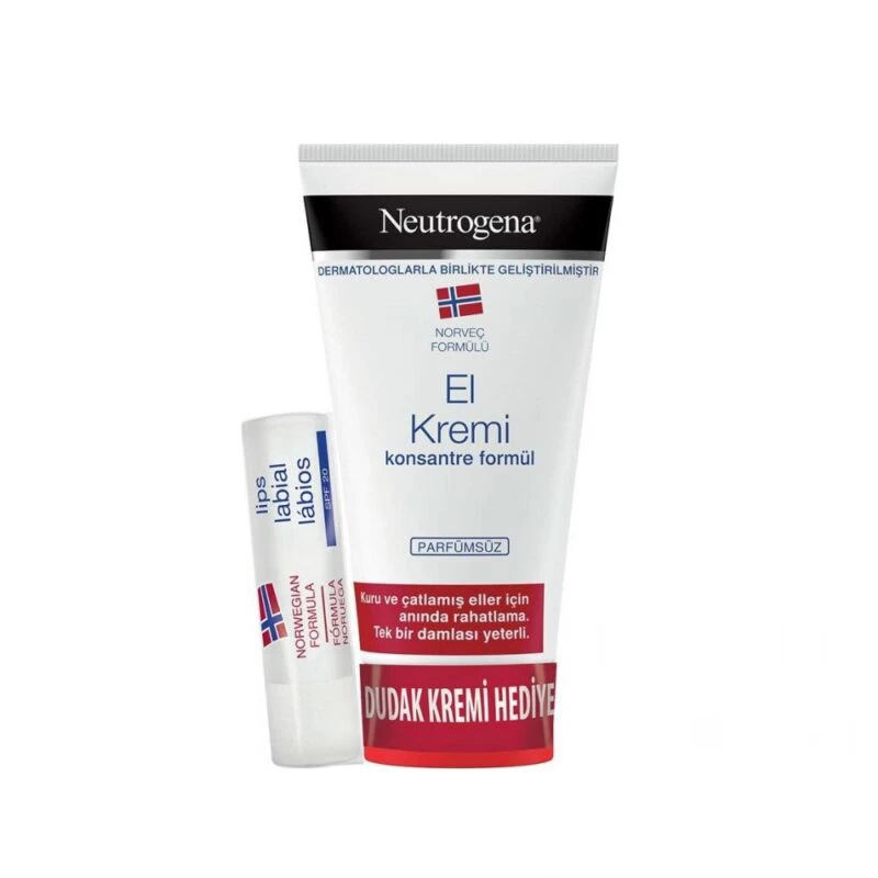 پک بالم لب و کرم مرطوب کننده نوتروژینا Neutrogena مدل Ei kremi حجم 75 میل | ارس رخ