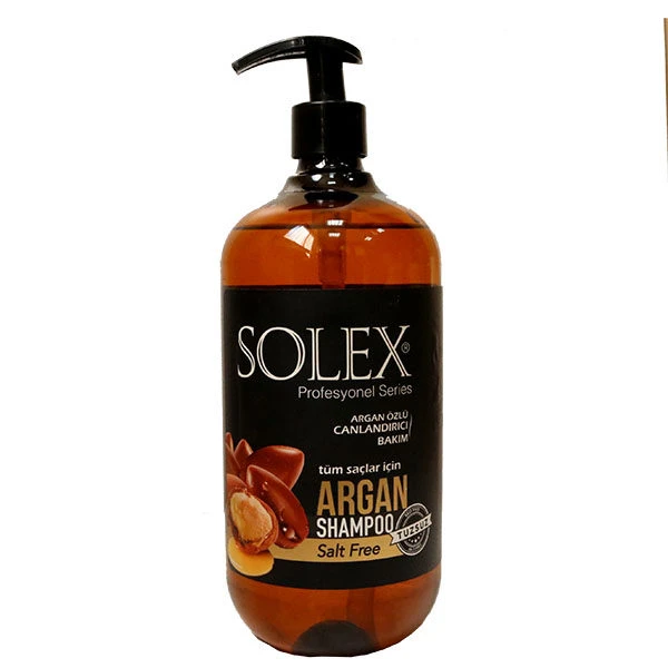 شامپو سولکس حاوی روغن آرگان مدل solex argan ozlu canilandirici bakim shampoo حجم 1000 میل | ارس رخ