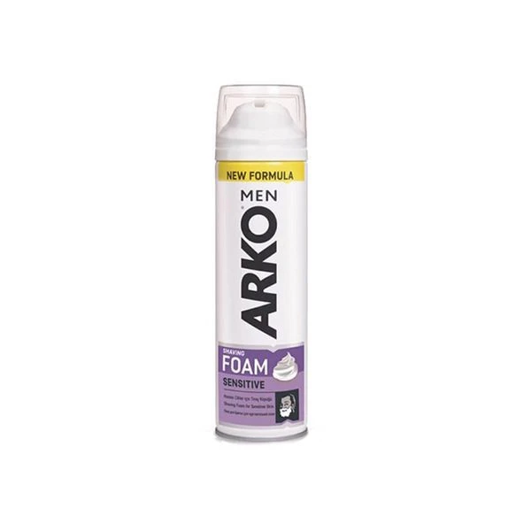فوم اصلاح ارکو من مدل Arko shaving foam sensitive حجم 200 میل | ارس رخ