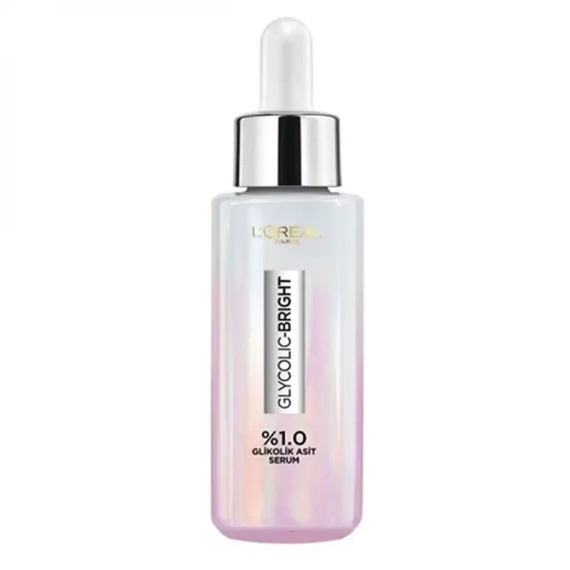 سرم ضد لک و روشن کننده گلیکولیک اسید لورال LOREAL مدل GLYCOLIC BRIGHT حجم 30 میل | ارس رخ