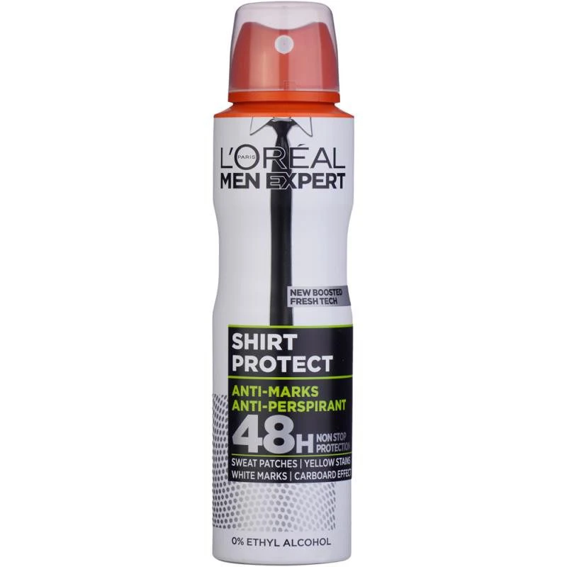 اسپری ضد تعریق لورال مدل shirt protect anti marks all types of marks 48 h حجم 250 میل | ارس رخ