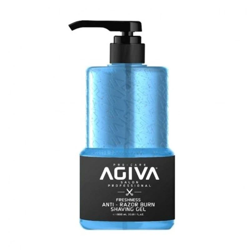 ژل اصلاح آگیوا AGIVA مدل FRESHNESS ANTI-RAZOR BURN حجم 1000 میل | ارس رخ