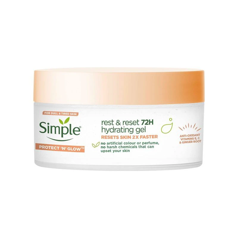 ژل آبرسان و مرطوب کننده 72 ساعته سیمپل simple حجم 50 میل | ارس رخ
