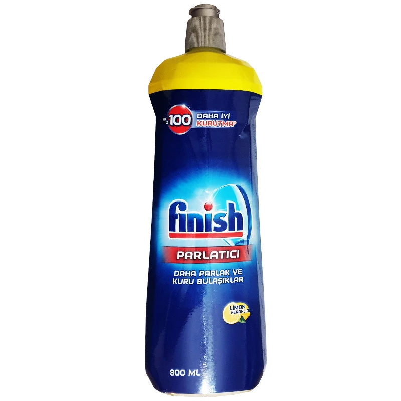 جلادهنده ماشین ظرفشویی فینیش FINISH حجم 800 میل با رایحه لیمو | ارس رخ