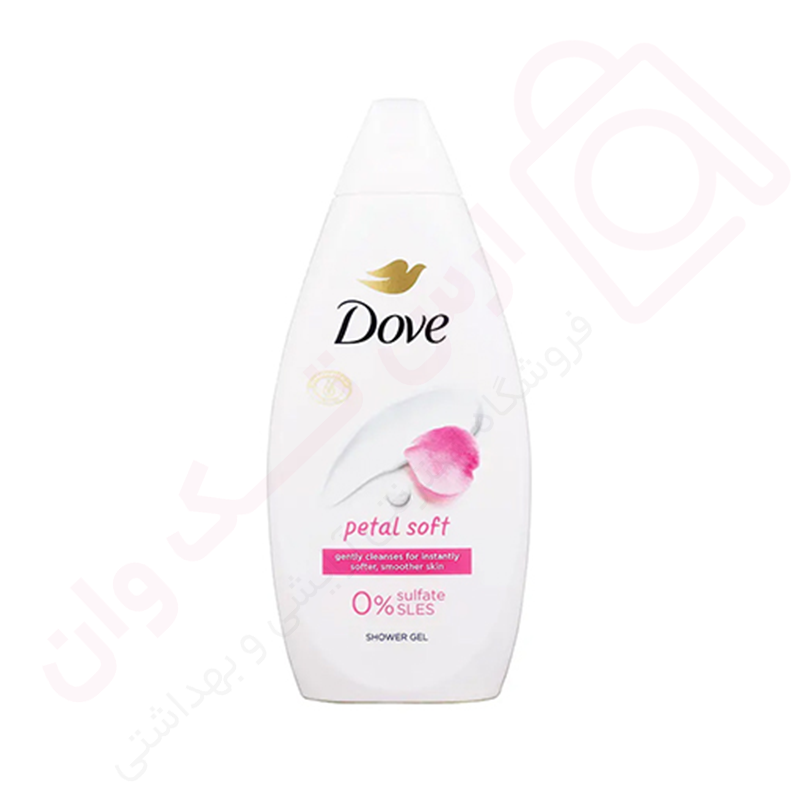 شامپو بدن داو مدل petal soft حجم 450 میل - ارس تک وان