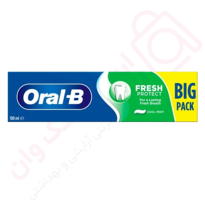 خمیردندان اورال بی مدل Fresh Protect حجم 100 میل - ارس تک وان