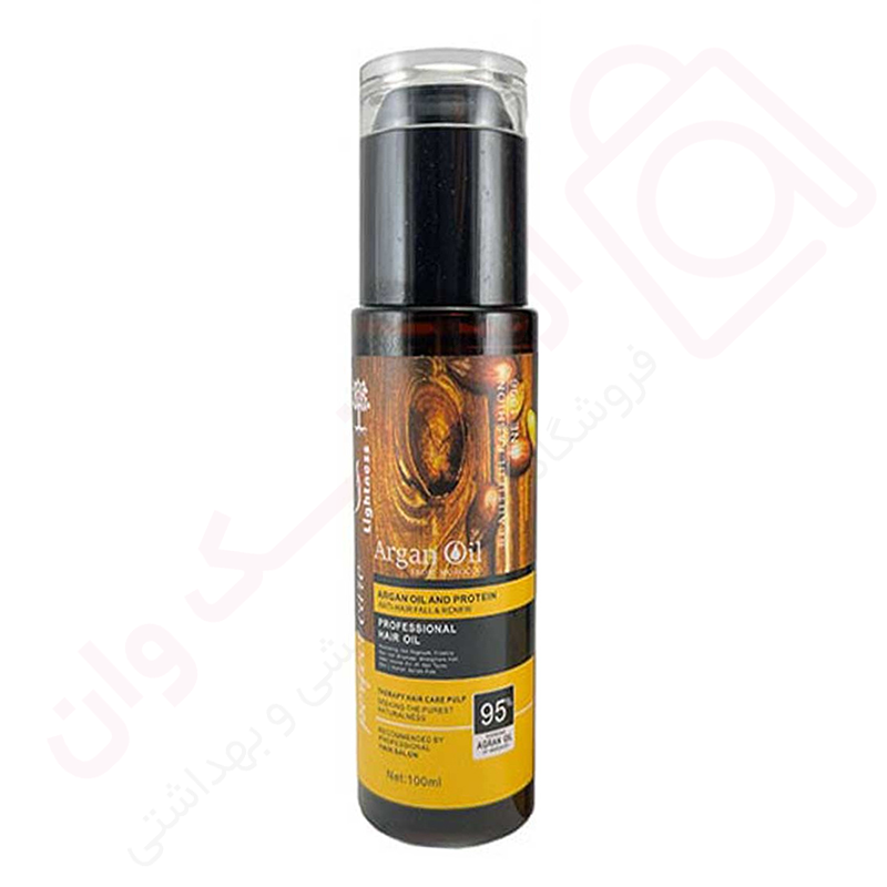 روغن مو لایتنس حاوی آرگان حجم 100 میل - ارس تک وان