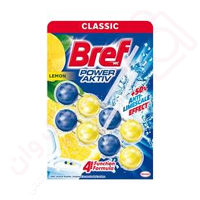 بوگیر و ضد عفونی کننده توالت فرنگی برف bref رایحه لیمو بسته 8 عددی - ارس تک وان