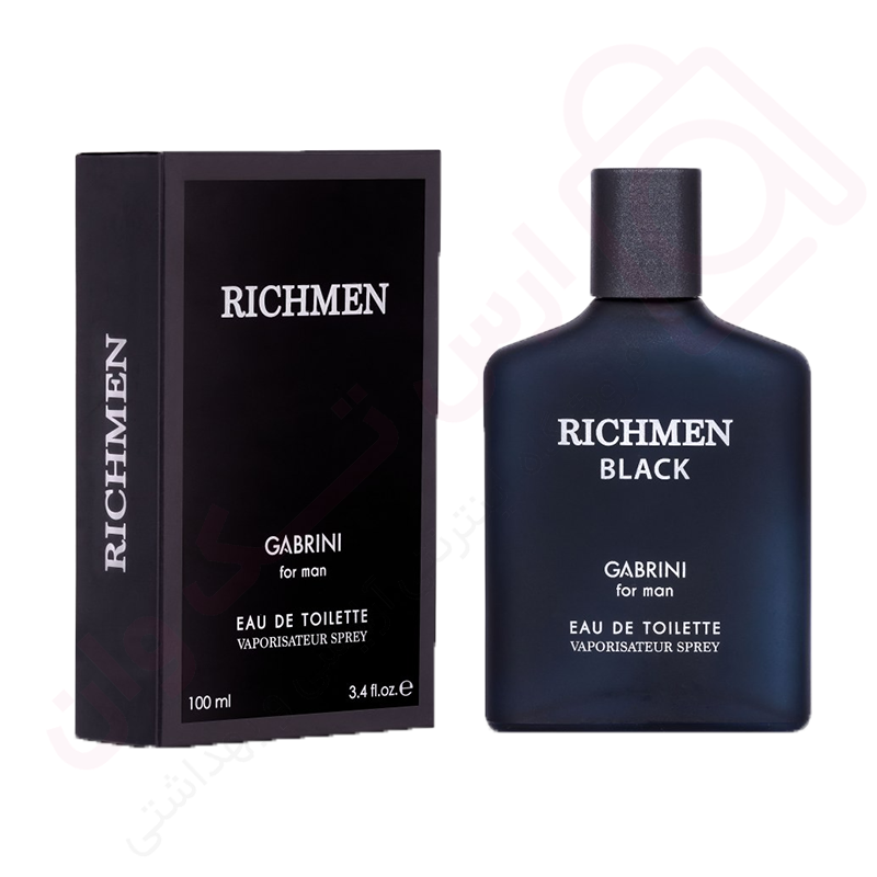 ادکلن گابرینی مدل richman black حجم 100 میل - ارس تک وان