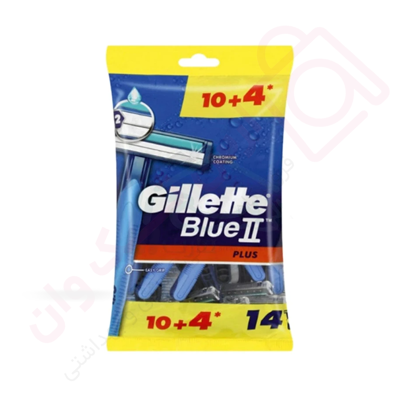 خودتراش ژیلت مدل BLUE2 بسته 14 عددی - ارس تک وان