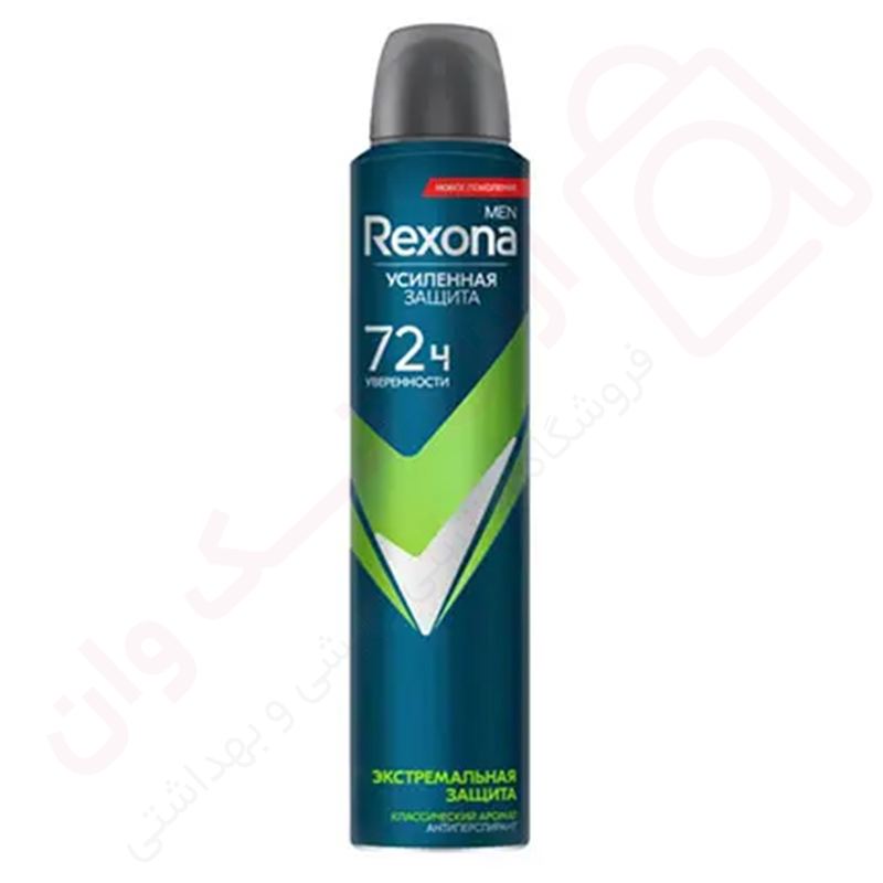 اسپری ضد تعریق رکسونا مدل Protection Extreme روسی حجم 200 میل - ارس تک وان