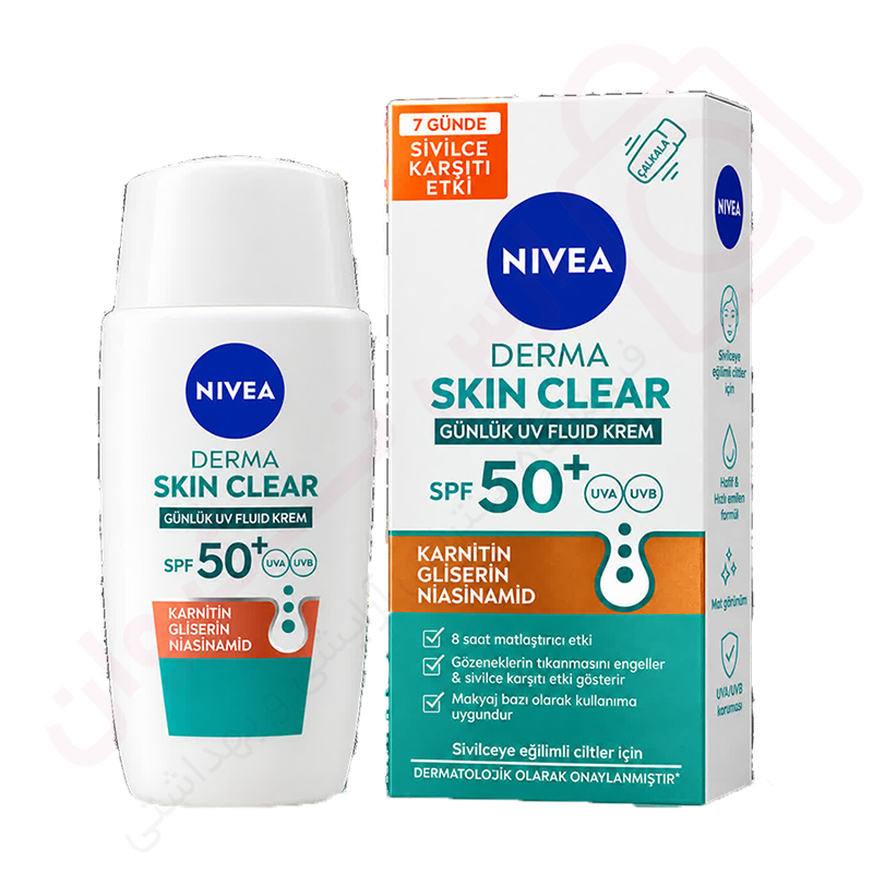 کرم ضد آفتاب نیوا مدل derma skin حجم 40 میل - ارس تک وان