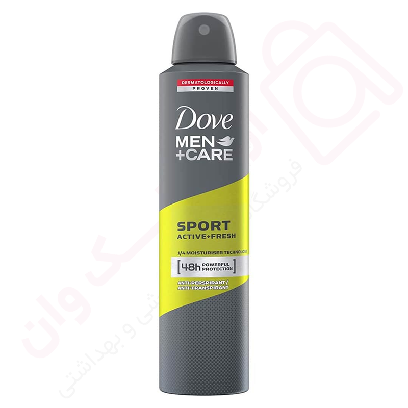 اسپری ضدتعریق داو مدل sport حجم 250 میل - ارس تک وان
