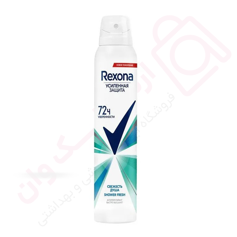 اسپری ضد تعریق رکسونا مدل shower fresh روسی حجم 200 میل - ارس تک وان