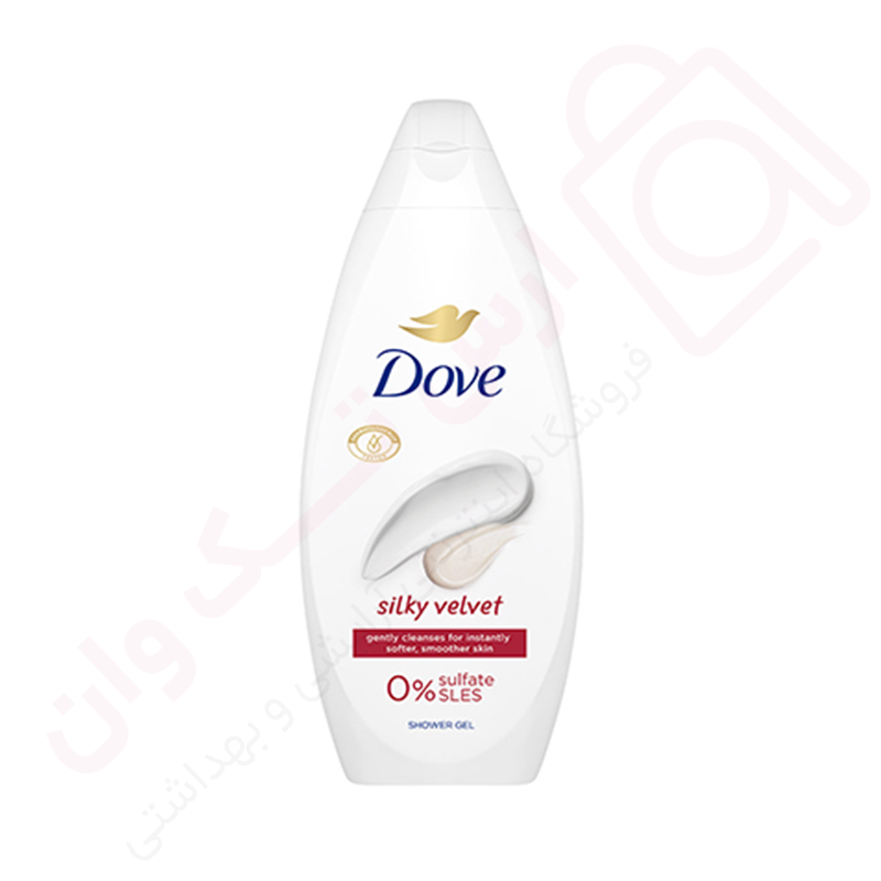 شامپو بدن داو مدل silky velvet حجم 450 میل - ارس تک وان