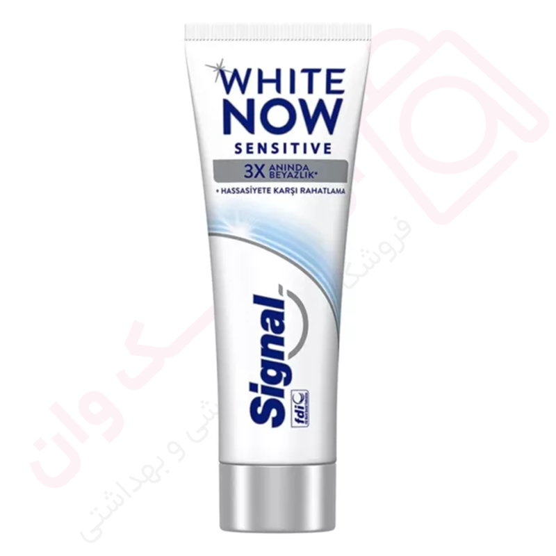 خمیردندان سفید کننده سیگنال مدل white now حجم 75 میل - ارس تک وان