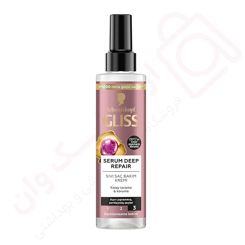 اسپری دوفاز مو مدل Deep Repair گلیس حجم 200 میل - ارس تک وان