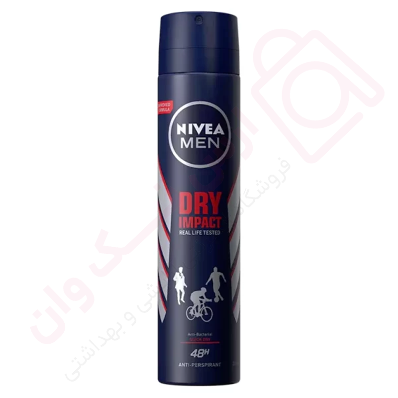 اسپری ضد تعریق مردانه نیوا مدل dry impact حجم 200 میل - ارس تک وان