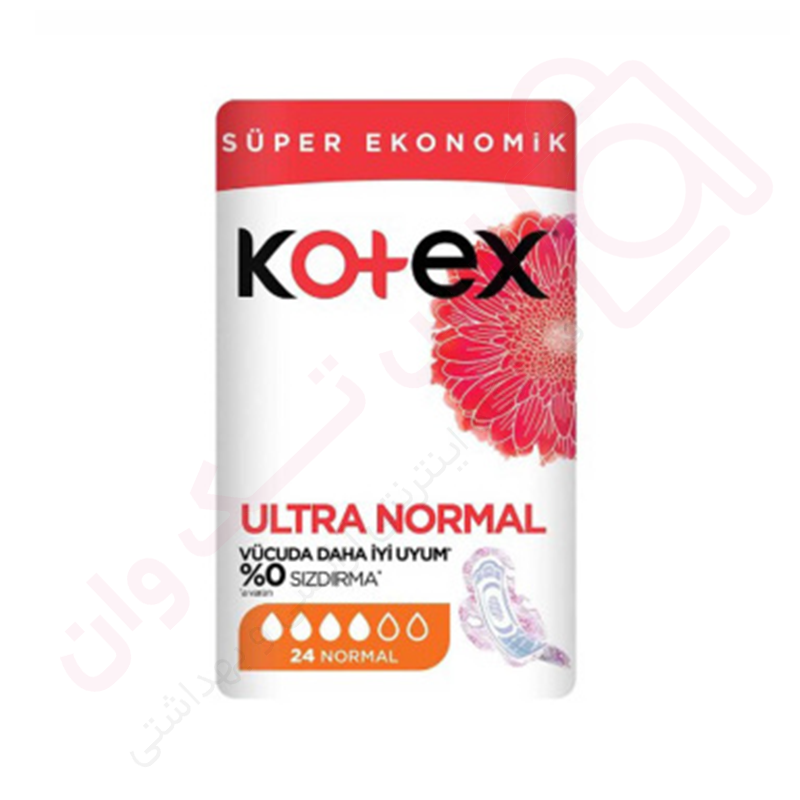 نواربهداشتی کوتکس نرمال مدل ultra بسته 24 عددی - ارس تک وان