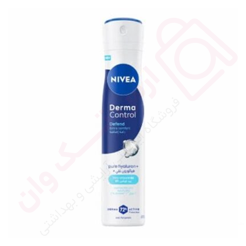 اسپری ضد تعریق زنانه نیوا مدل derma control حجم 200 میل - ارس تک وان
