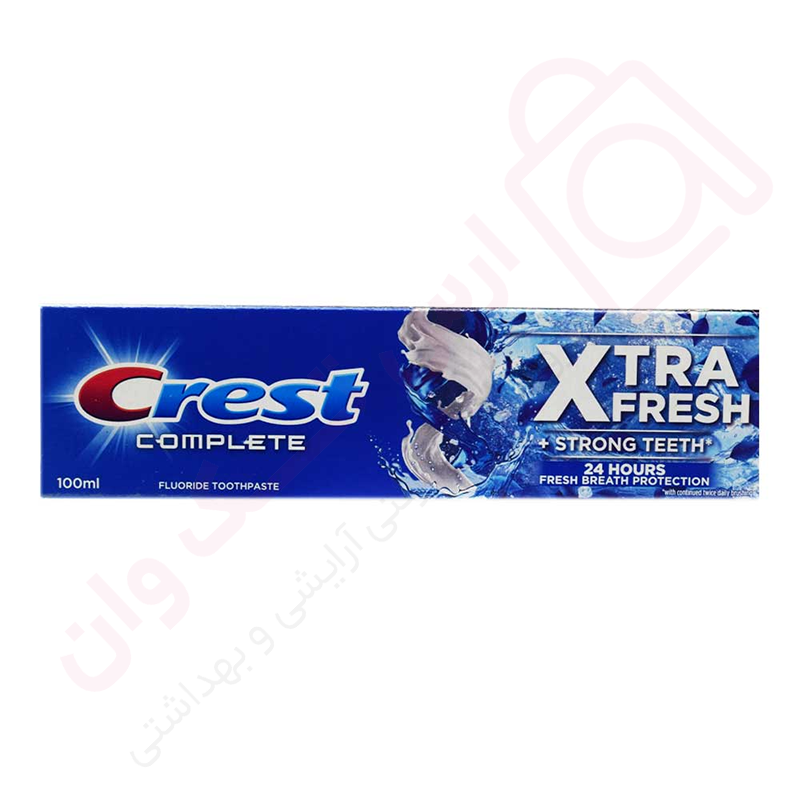 خمیردندان کرست مدل XTRA FRESH حجم 100 میل - ارس تک وان