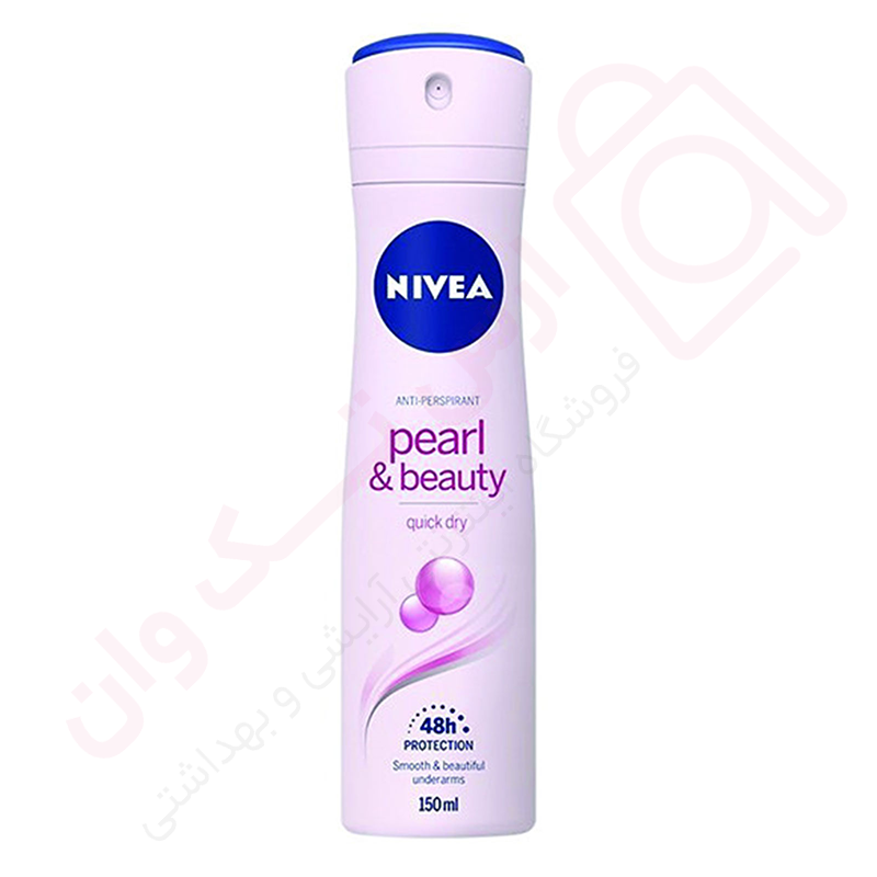 اسپری ضد تعریق زنانه نیوا مدل pearl &amp; beauty حجم 200 میل - ارس تک وان