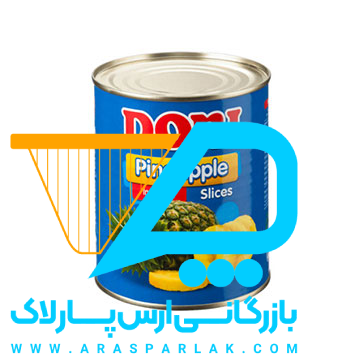 کمپوت آناناس دونی 565گرم - ارس پارلاک