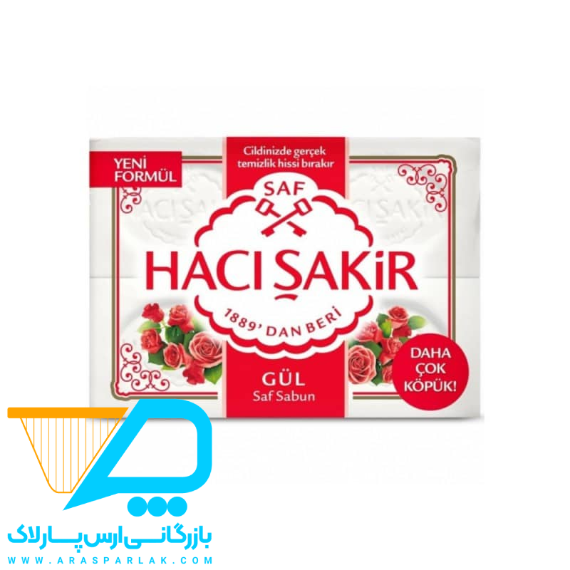 صابون حاجی شکار 600گرم گل رز - ارس پارلاک