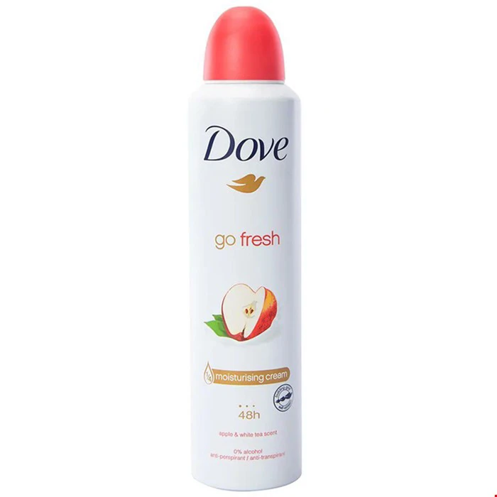 اسپری ضد تعریق داو رایحه سیب حجم 250 میل Dove - ارس مال
