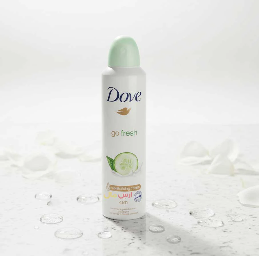 اسپری ضدتعریق خیار و چای سبز داو Dove Go Fresh حجم 250 میلی لیتر - ارس مال