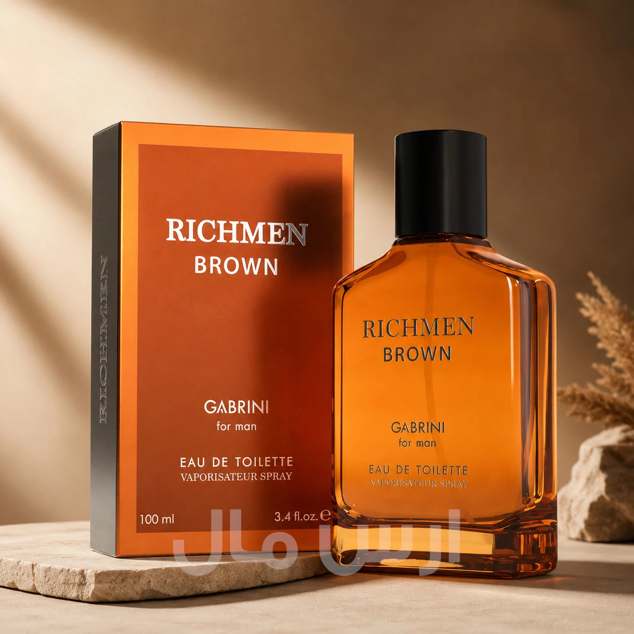 ادکلن مردانه گابرینی Gabrini مدل Richmen Brown حجم 100 میل - ارس مال