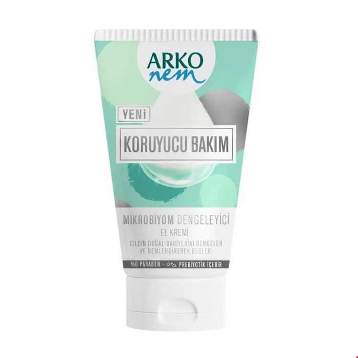 کرم نرم کننده و مرطوب کننده آرکو نم مدل میکروبیوم 60 میل ARKO nem - ارس مال