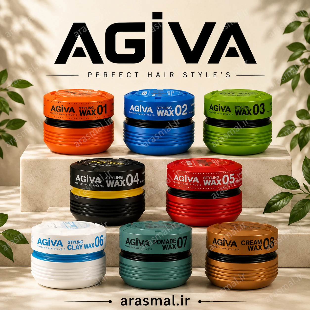 واکس مو آگیوا AGIVA حجم 175 میل - ارس مال