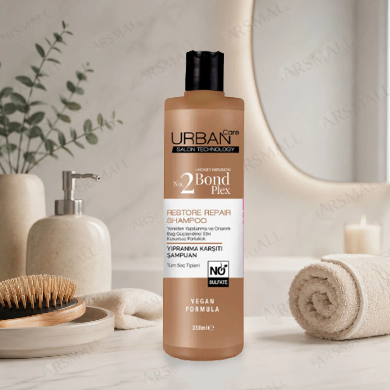شامپو ترمیم کننده و بازسازی کننده اربن کر Urban Care Bond Plex حجم 350 میل (اصل واردات قانونی ارسال از منطقه آزاد ارس) - ارس مال