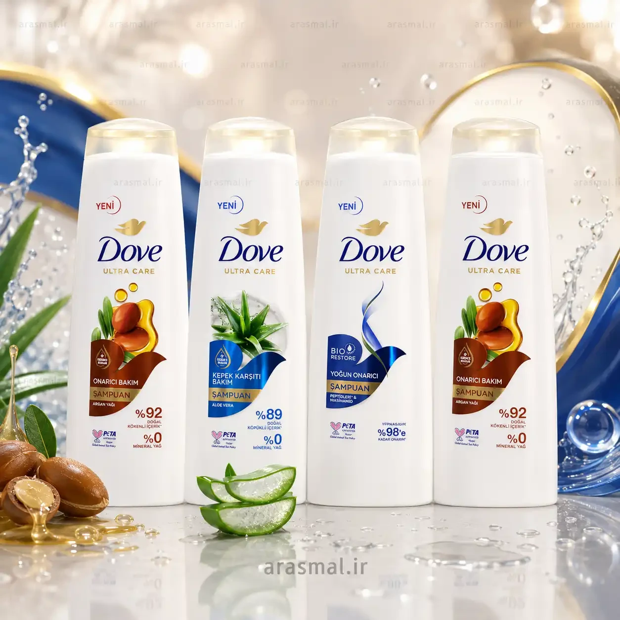 شامپو داو Dove Ultra Care مدل‌های متنوع - ارس مال