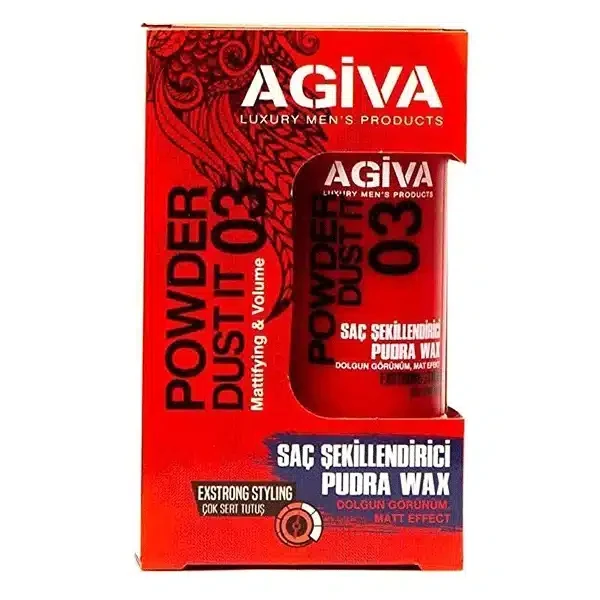 پودر حالت دهنده مو آگیوا Agiva شماره 03 وزن 20 گرم - ارس مال