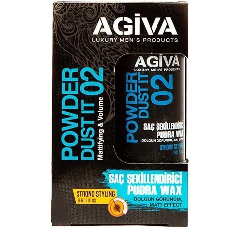 پودر حالت دهنده مو آگیوا Agiva شماره 02 وزن 20 گرم - ارس مال