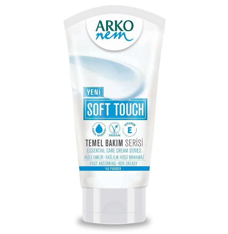 کرم نرم کننده دست و صورت آرکو نم Arko nem مدل Soft touch حجم 75 میل - ارس مال