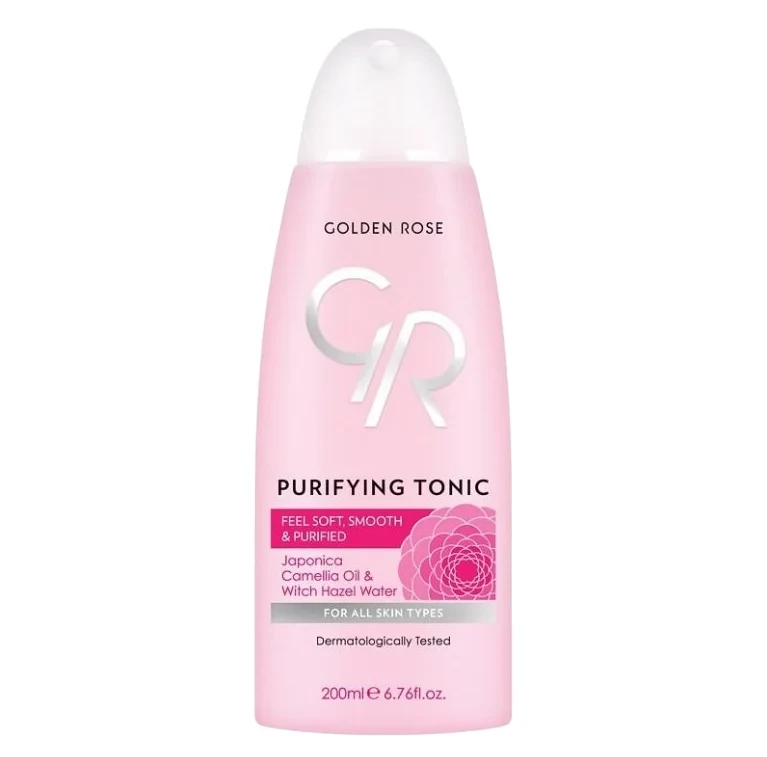 تونر پاک کننده پوست گلدن رز مدل Purifying Tonic - مناسب انواع پوست | حجم 200 میل - فروشگاه اینترنتی ارس درمیس