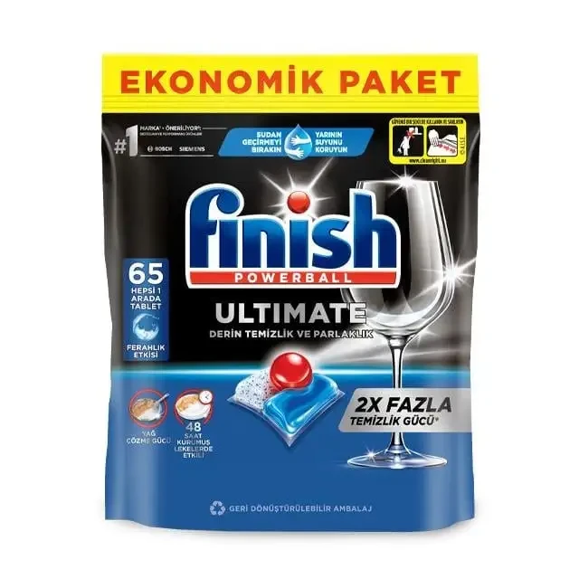 قرص ماشین ظرفشویی فینیش آلتیمیت Ultimate بسته 65 عددی - فروشگاه اینترنتی ارس درمیس