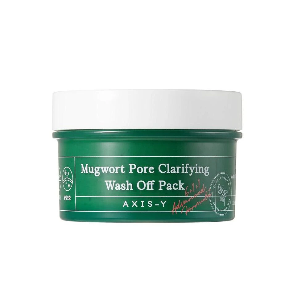 ماسک تسکین دهنده و پاکسازی منافذ ماگورت اکسیس وای مدل Mugwort Pore Clarifying Wash Off Pack | حجم 100 میلی‌لیتر - فروشگاه اینترنتی ارس درمیس