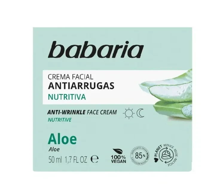 کرم ضد چروک و مغذی باباریا مدل Anti-Wrinkle - حاوی عصاره آلوئه ورا | حجم 50 میلی‌لیتر - فروشگاه اینترنتی ارس درمیس