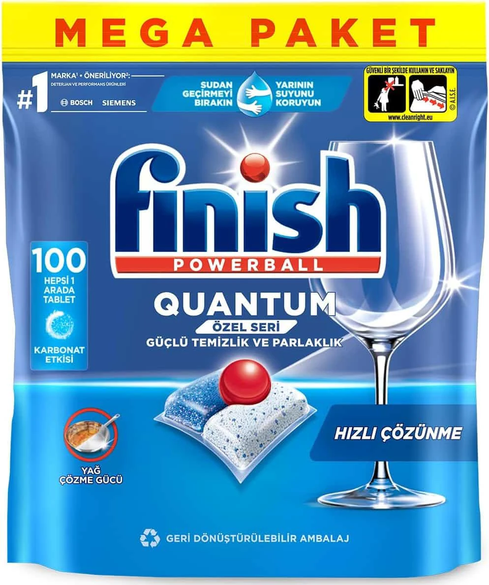 قرص ماشین ظرفشویی فینیش مدل Quantum | بسته 100 عددی - فروشگاه اینترنتی ارس درمیس