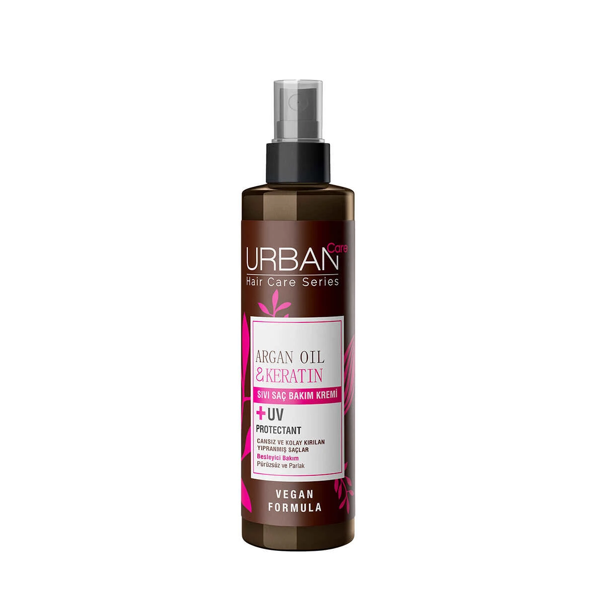 اسپری دوفاز روغن آرگان و کراتین اربن کر مدل Argan Oil &amp; Keratin | حجم 200 میل - فروشگاه اینترنتی ارس درمیس