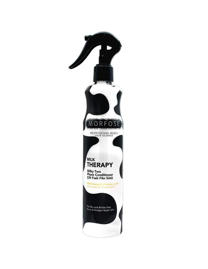 اسپری نرم کننده دوفاز مورفوس Morfose مدل Milk Therapy - تغذیه و ترمیم عمیق مو - مناسب موهای خشک و آسیبدیده | حجم 400 میلیلیتر - فروشگاه اینترنتی ارس درمیس اسپری نرم کننده دوفاز مورفوس Morfose مدل Milk Therapy - تغذیه و ترمیم عمیق مو - مناسب موهای خشک و آسیبدیده | حجم 400 میلیلیتر - فروشگاه اینترنتی ارس درمیس