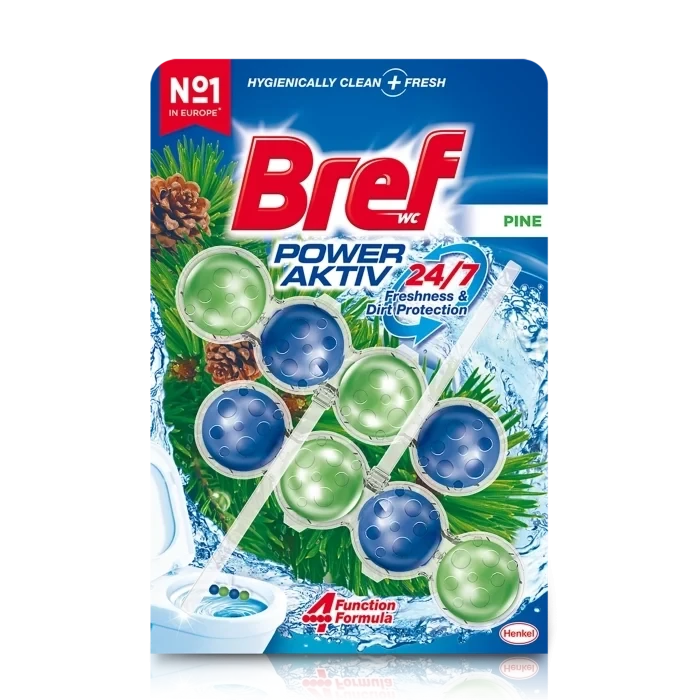 خوشبو کننده توالت فرنگی رایحه کاج برف Bref مدل Pine | بسته 8 عددی - فروشگاه اینترنتی ارس درمیس