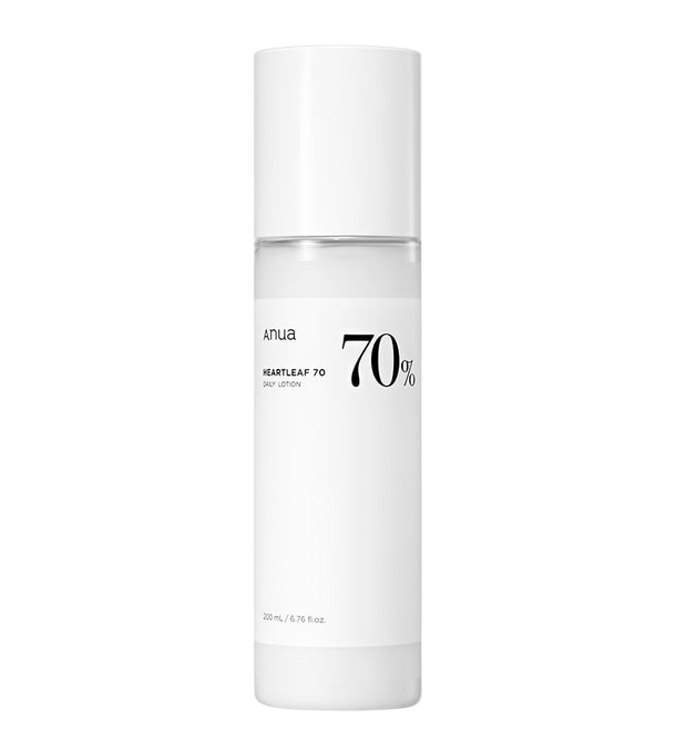 لوسیون آبرسان و تسکین دهنده آنوا Anua مدل 70% Heartleaf | حجم 200 میل - فروشگاه اینترنتی ارس درمیس
