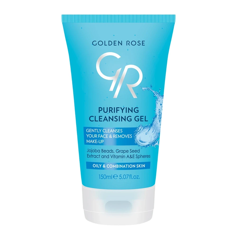 ژل پاک کننده صورت گلدن رز مدل Purifying Cleansing Gel - پوست‌ چرب و مختلط | حجم 150 میل - فروشگاه اینترنتی ارس درمیس