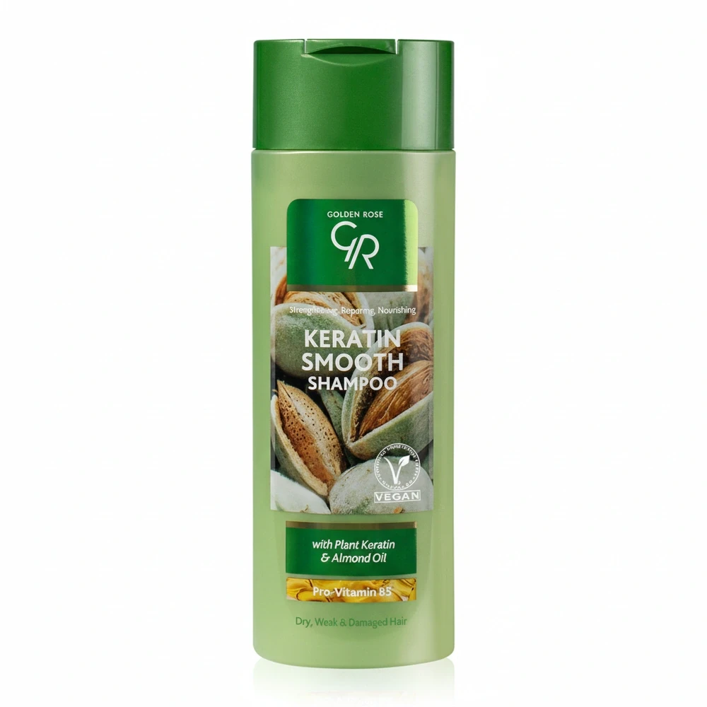 شامپو کراتین گلدن رز مدل Keratin Smooth | حجم 430 میل - فروشگاه اینترنتی ارس درمیس